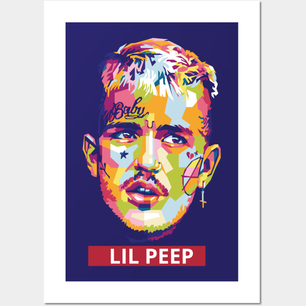 Lil Peep Artwork Wall Art by gilangbogy